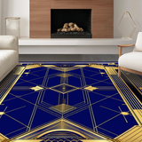 Luxurious Linear Diamond Design(Blue)