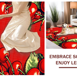 Unique Vintage Fruit Design Element(Red)