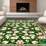 Lush Garden Motif with Depth(Green)