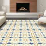 Rustic Colorful Cosmic Geometry(Beige)