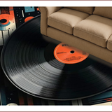 Rustic Half Circle Music Motif(Black)