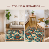 Geometric Ethnic Circle Aesthetic(Red)