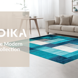 Luxurious Textured Symmetrical Arrangement(Blue)