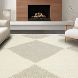 Artful Creamy Abstract Composition(Beige)