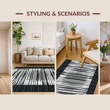 Luxurious Black and White Motif(Black)
