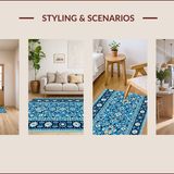 Machine Retro with Rubber Backing(Blue)