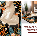 Whimsical Bright Floral Elegance(Black)