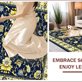 Rustic Tiled Patterned Delight(Blue)