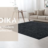 Minimalist Geometric ABC Learning Canvas(Black)