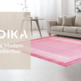 Artful Minimalist Grid Composition(Pink)