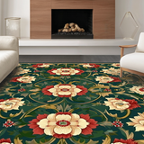 Elegant Floral Art Nouveau Aesthetic(Green)