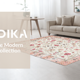 Playful Abstract Floral Fusion(Ivory)