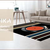 Classic Vinyl Circular Elegance(Orange)