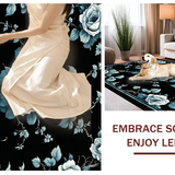 Striking Rose Patterned Sensation(Blue)