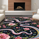 Unique Monochrome Flower Art(Black)