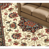 Traditional Floral Non Shedding(Beige)