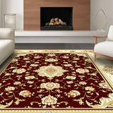 Elegant Traditional Floral Medallion(Red)