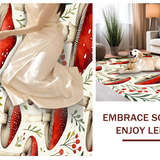 Modern Whimsical Fungal Illustration(Red)