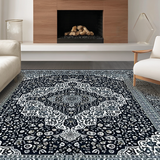 Artful Striped Medallion Detailing(Black)