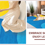 Modern Abstract Non Slip(Blue)