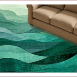 Contemporary Abstract Green Tones(Green)