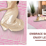 Artistic Abstract Stripe Influence(Pink)