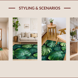 Vibrant Hawaiian Flora Motif(Green)