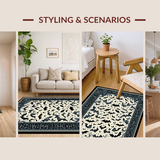 Enchanting Black Bat Motif(Beige)