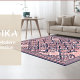 Chic Modern Geometric Harmony(Pink)