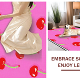 Vibrant Cherry Bomb Artful Design(Pink)