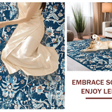 Artful Abstract Pastel Motif(Blue)