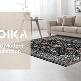 Dynamic Vintage Inspired Floral Scheme(Black)
