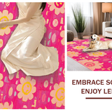 Playful Floral Smiley Aesthetic(Pink)