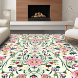 Lively Earth Tone Floral Accents(Ivory)
