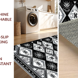 Vibrant Monochrome Geometric Flair(Black)