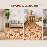 Sophisticated Multicolor Curved Design(Beige)