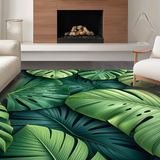 Lush Tropical Leaf Aesthetic(Green)