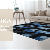 Abstract Monochrome Artful Design(Blue)