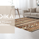Modern Vintage Lattice Composition(Brown)