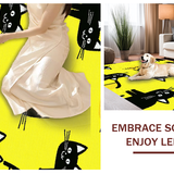 Minimalist Cute Feline Aesthetic(Yellow)