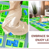 Vibrant Cityscape Adventure Theme(Green)