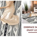 Minimalist Gray Trellis Design Style(Black)