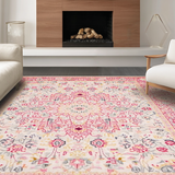 Stylish Distressed Linear Motif(Pink)
