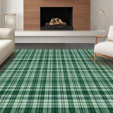 Minimalist Modern Multicolor Check(Green)