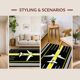 Charming Airborne Vehicle Motif Decor(Yellow)