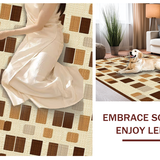Abstract Earthy Cookie Motif(Beige)