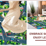 Educational Road Traffic Playmat(Gray)