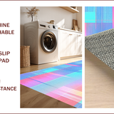 Dynamic Multicolored Geometric Motif(Blue)