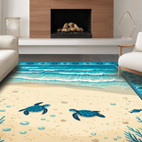 Artistic Underwater Scene Decor(Blue)