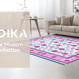 Vibrant Springtime Floral Fusion(White)
